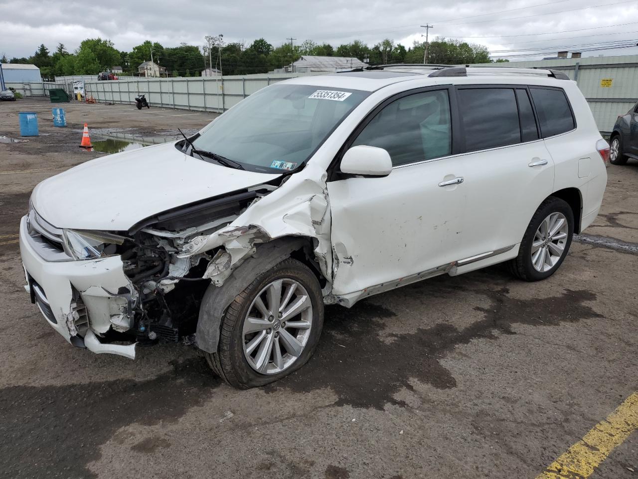 JTEDC3EH0D2012468 2013 Toyota Highlander Hybrid Limited