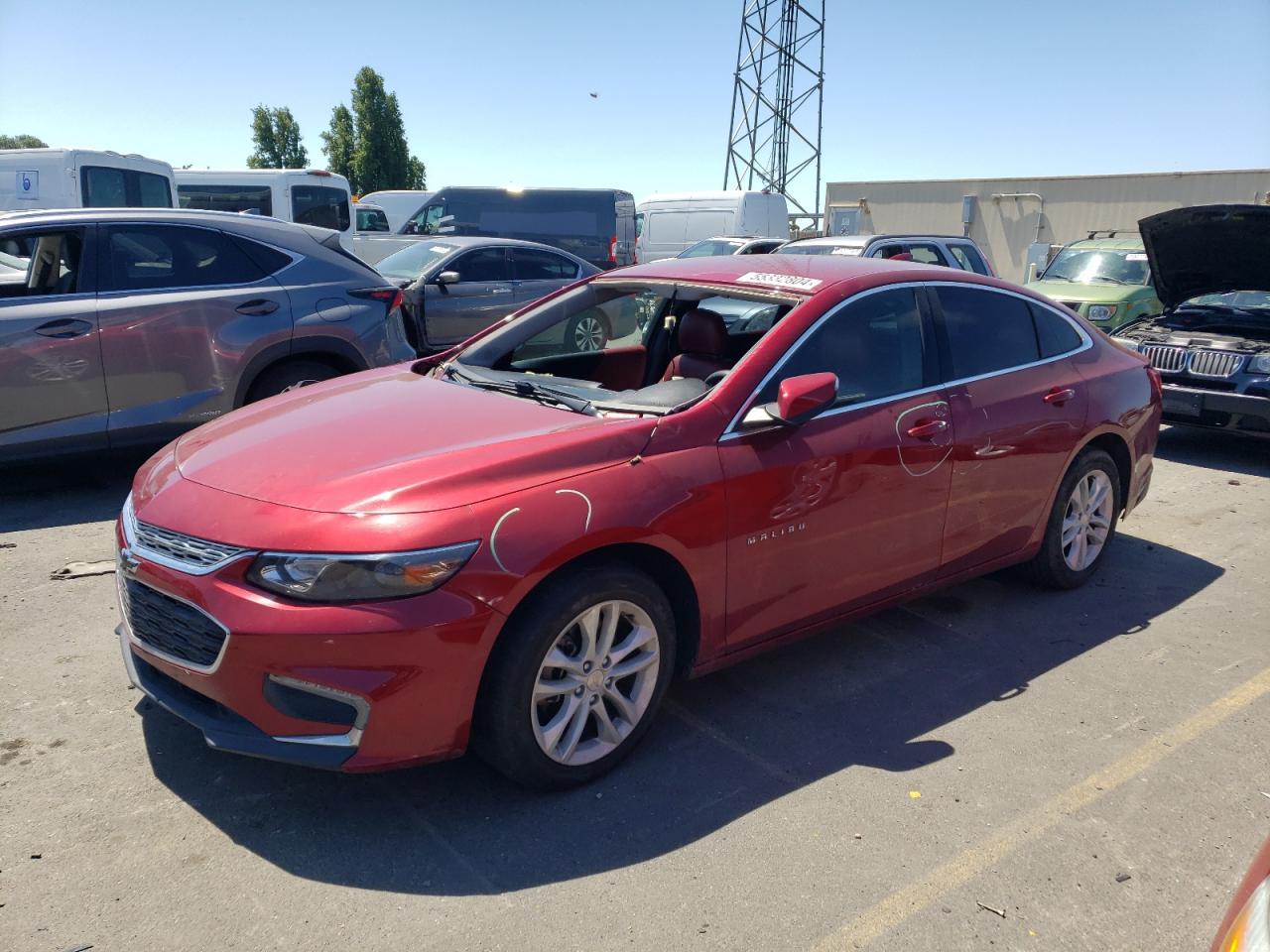 1G1ZD5ST6JF185596 2018 Chevrolet Malibu Lt