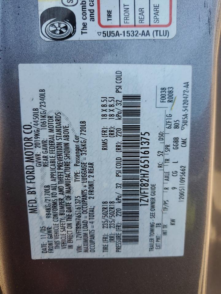 1ZVFT82H765161375 2006 Ford Mustang Gt