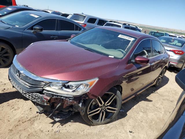 Lot #2542938283 2016 HONDA ACCORD SPO salvage car