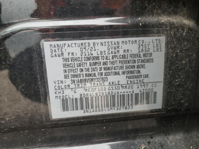 2021 Nissan Sentra S VIN: 3N1AB8BV5MY327823 Lot: 55904764