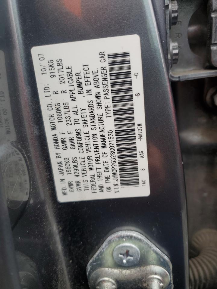 JHMCP26328C021530 2008 Honda Accord Lx