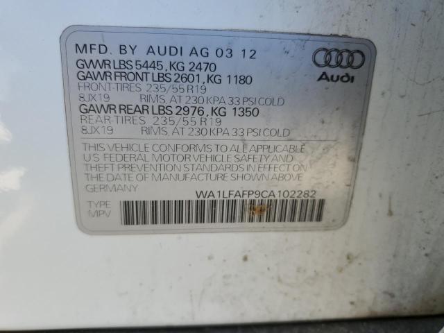 2012 Audi Q5 Premium Plus VIN: WA1LFAFP9CA102282 Lot: 55698924