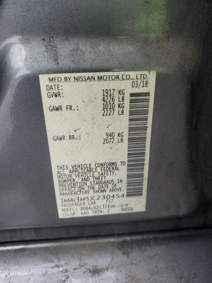 1N4AL3AP5JC230454 2018 Nissan Altima 2.5