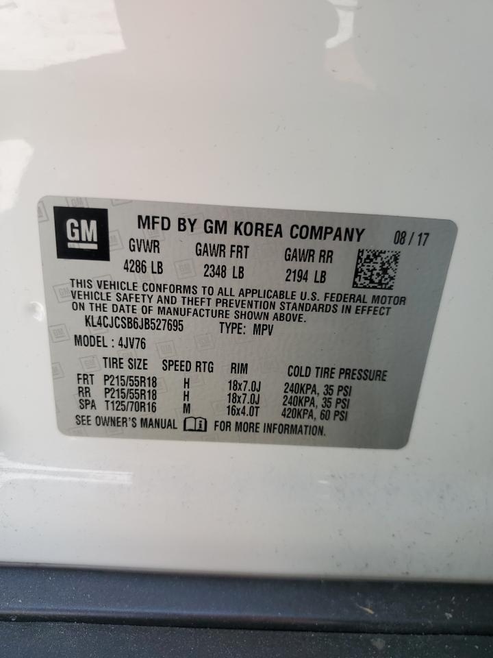 KL4CJCSB6JB527695 2018 Buick Encore Essence