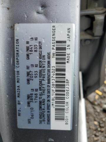 2011 Mazda 3 I VIN: JM1BL1UF3B1374023 Lot: 53480224