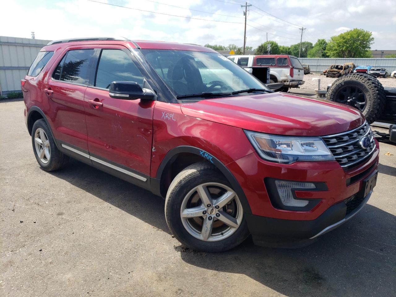 1FM5K8DH6HGD89059 2017 Ford Explorer Xlt