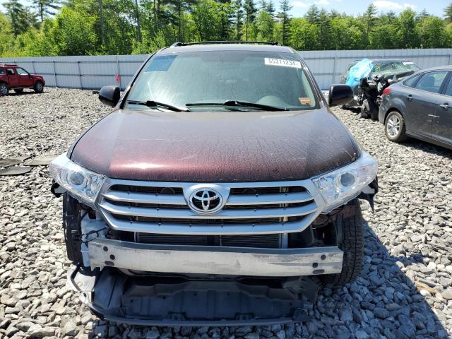 2012 Toyota Highlander Base VIN: 5TDBK3EHXCS150363 Lot: 55311234