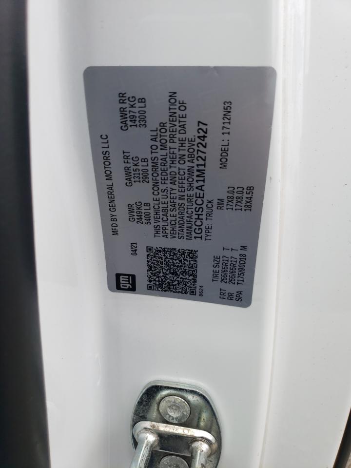 1GCHSCEA1M1272427 2021 Chevrolet Colorado Lt