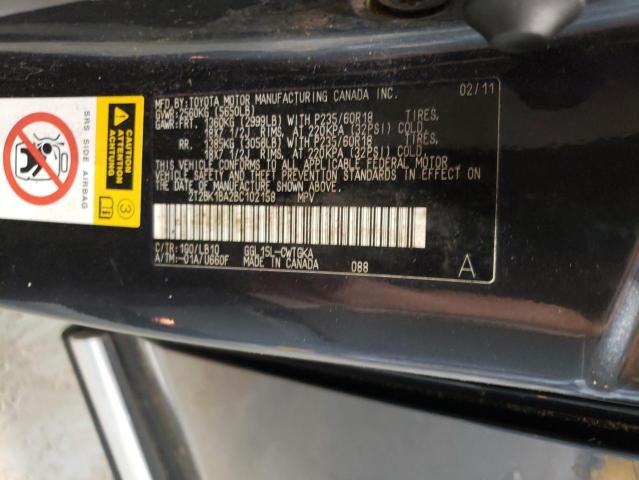 2011 Lexus Rx 350 VIN: 2T2BK1BA2BC102158 Lot: 54372164