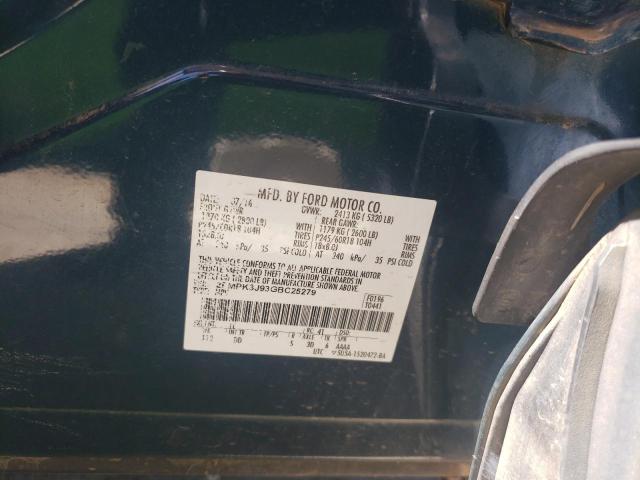 2016 Ford Edge Sel VIN: 2FMPK3J93GBC25279 Lot: 56402314