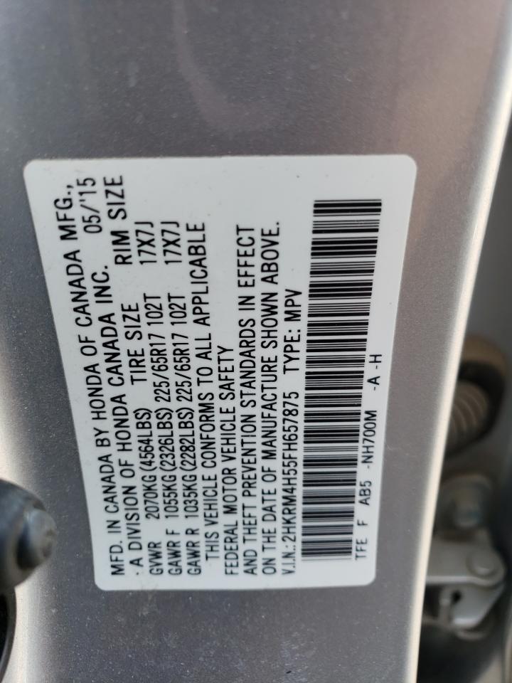 2HKRM4H55FH657875 2015 Honda Cr-V Ex