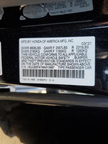 2021 Acura Tlx Technology VIN: 19UUB5F41MA013487 Lot: 56038624