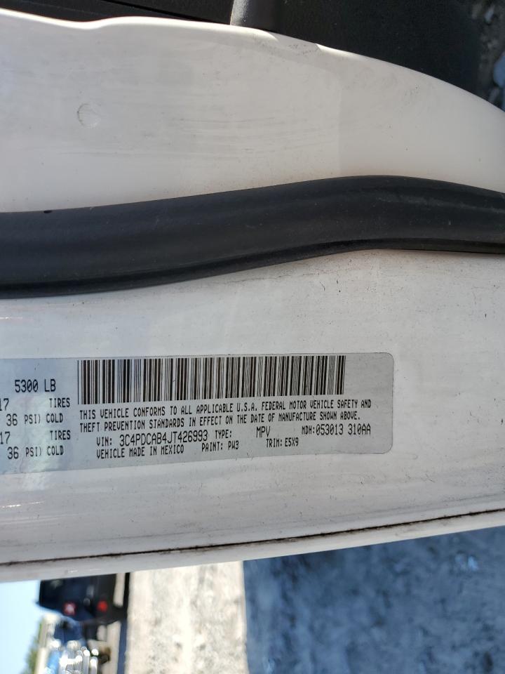 3C4PDCAB4JT426993 2018 Dodge Journey Se