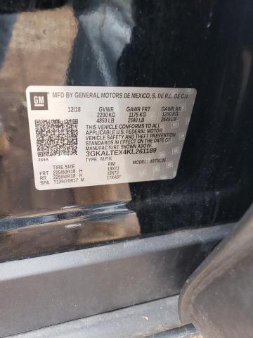 2019 GMC Terrain Sle VIN: 3GKALTEX4KL261189 Lot: 55192574