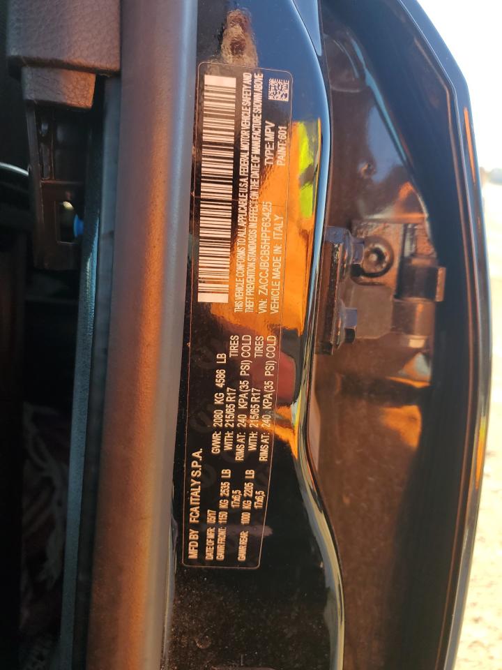 ZACCJBCB5HPF63425 2017 Jeep Renegade Trailhawk