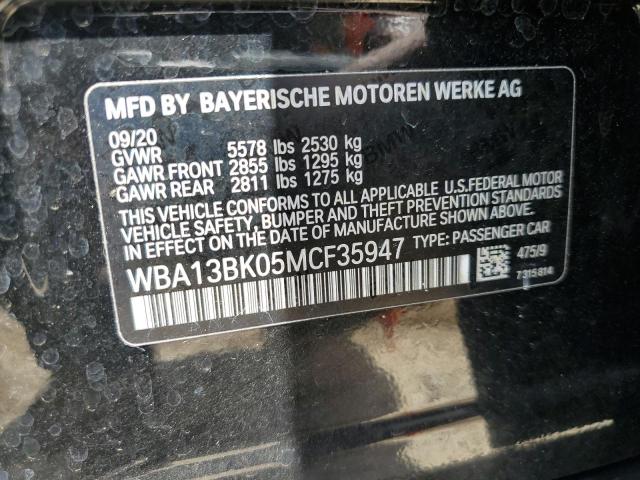 2021 BMW M550Xi VIN: WBA13BK05MCF35947 Lot: 55884724