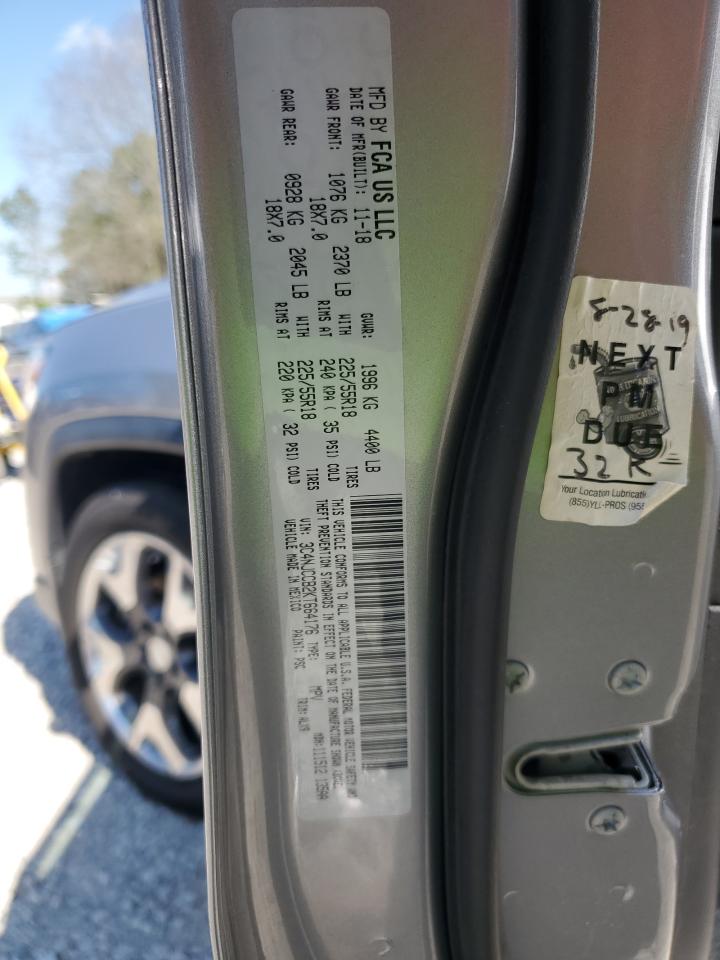 3C4NJCCB2KT664176 2019 Jeep Compass Limited