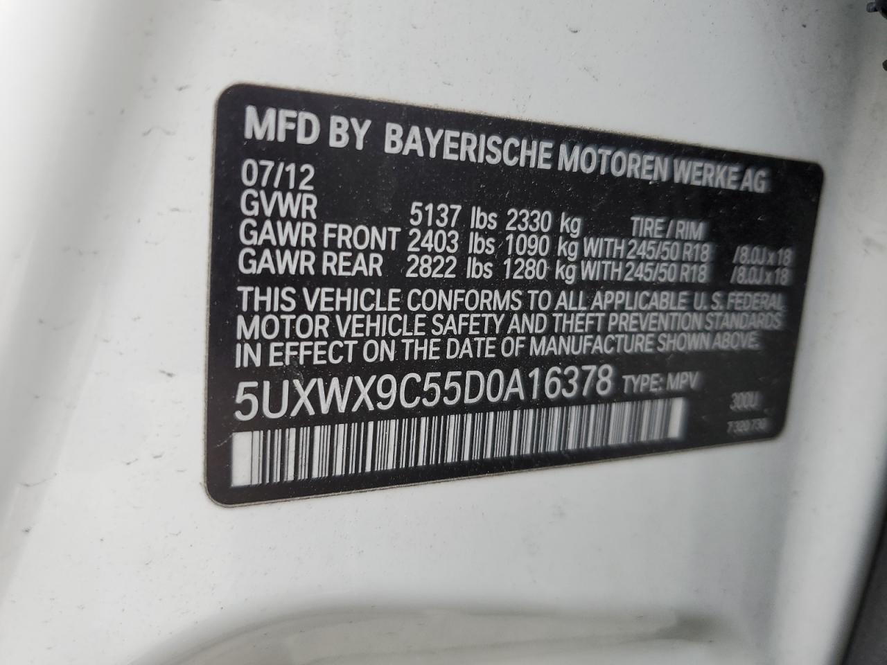 5UXWX9C55D0A16378 2013 BMW X3 xDrive28I