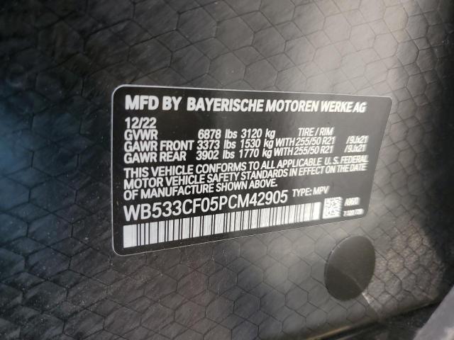 2023 BMW IX M60 - WB533CF05PCM42905