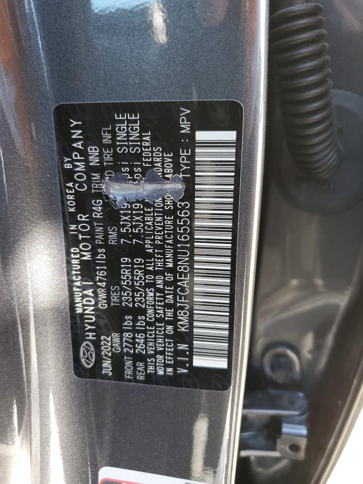 KM8JFCAE8NU165563 2022 Hyundai Tucson N Line