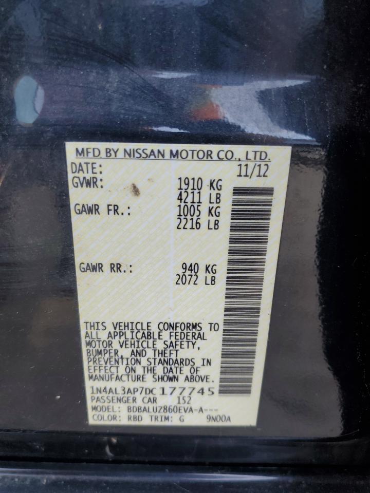 1N4AL3AP7DC177745 2013 Nissan Altima 2.5