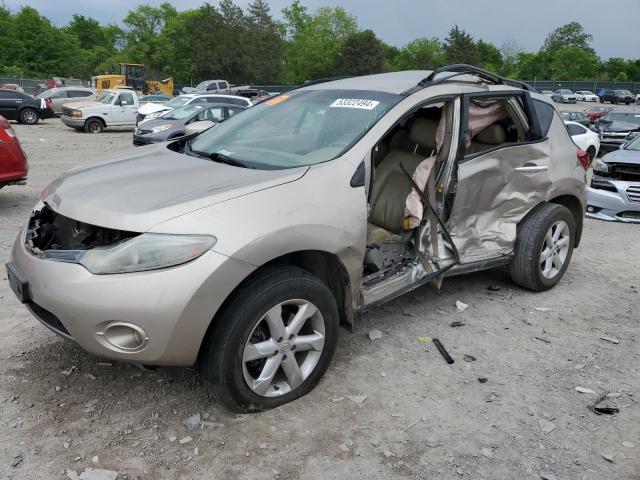 2009 Nissan Murano S VIN: JN8AZ18W29W140641 Lot: 53322494