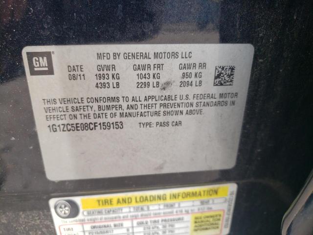 2012 Chevrolet Malibu 1Lt VIN: 1G1ZC5E08CF159153 Lot: 56892114