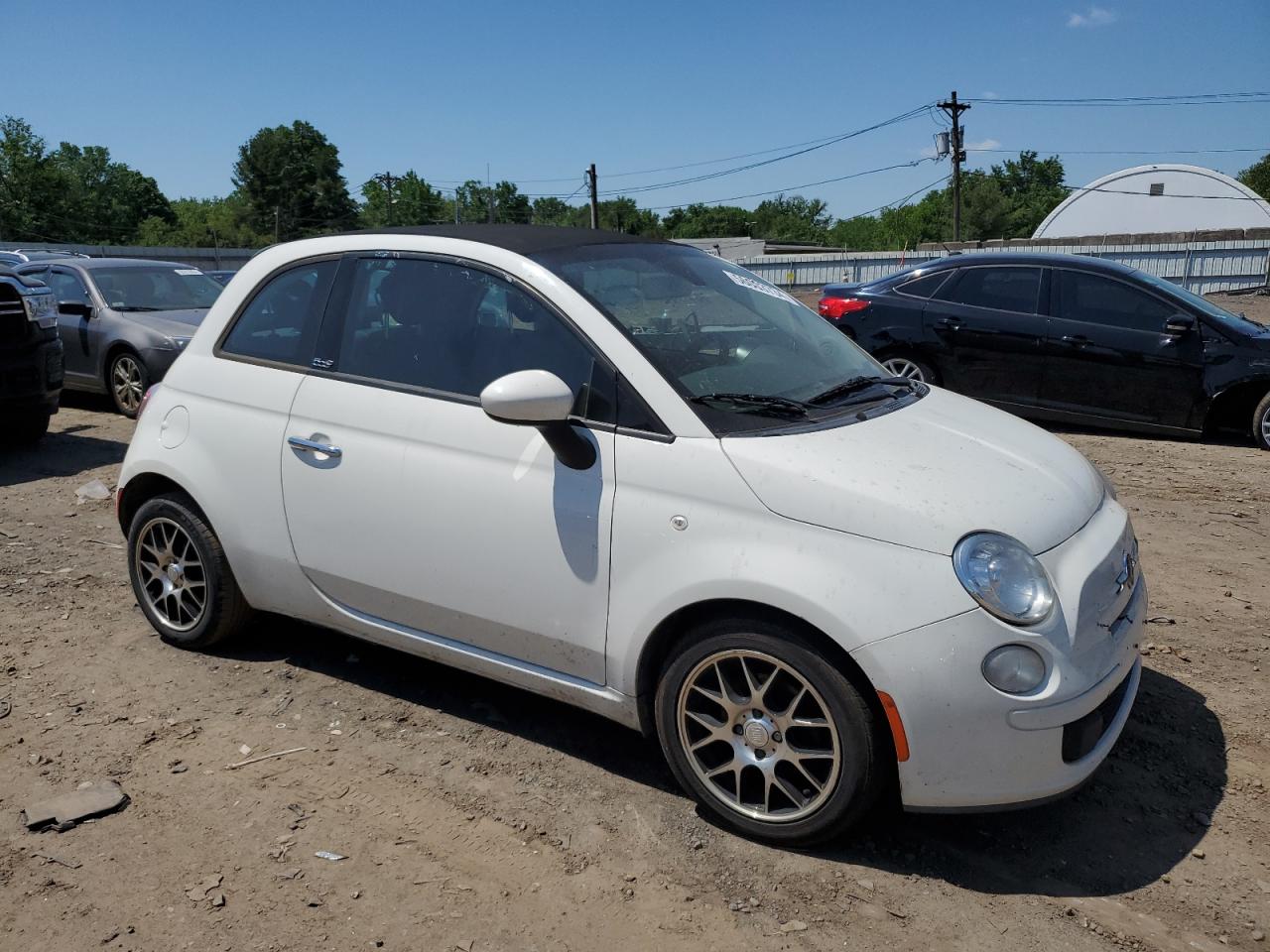 2013 Fiat 500 Pop vin: 3C3CFFDR2DT674347