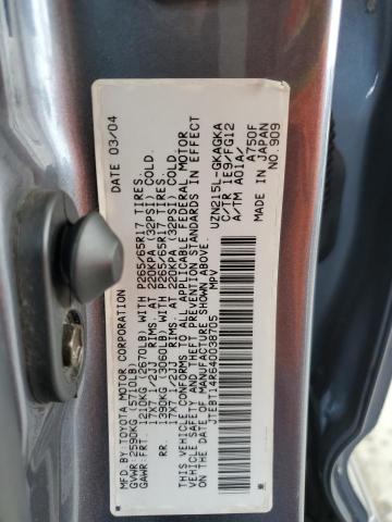 2004 Toyota 4Runner Sr5 VIN: JTEBT14R640038705 Lot: 54986944