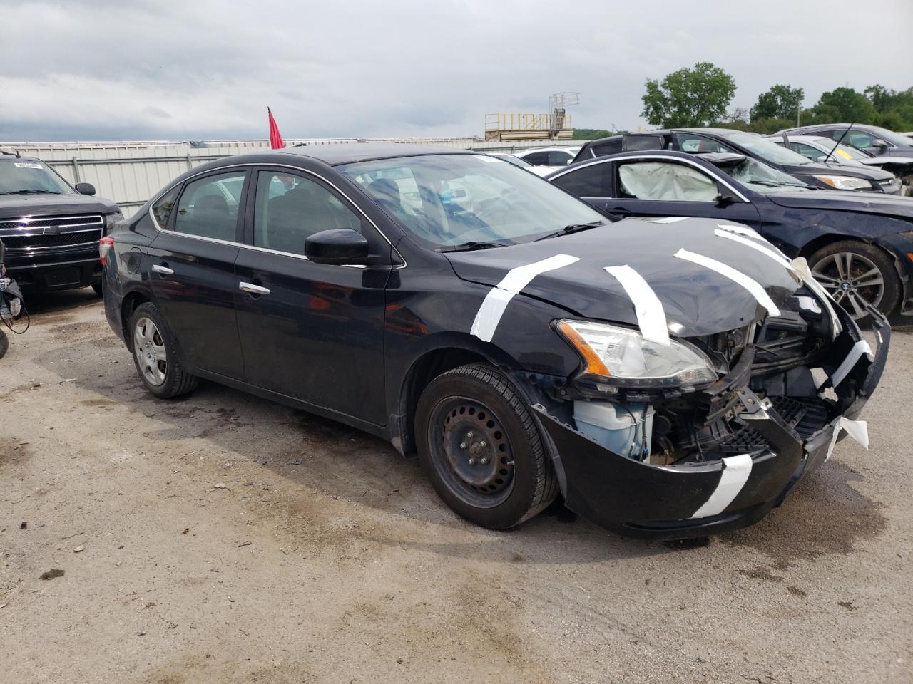 2014 Nissan Sentra S vin: 1N4AB7APXEN856182