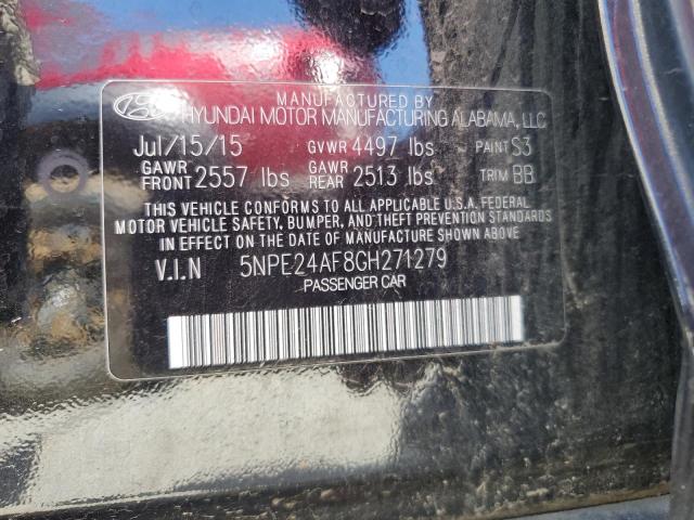 VIN 5NPE24AF8GH271279 2016 Hyundai Sonata, SE no.13