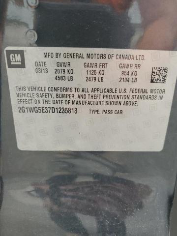 2013 Chevrolet Impala Lt VIN: 2G1WG5E37D1235813 Lot: 54064794