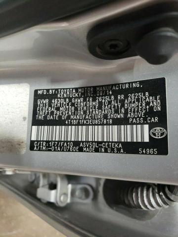 VIN 4T1BF1FK3EU857818 2014 Toyota Camry, L no.12