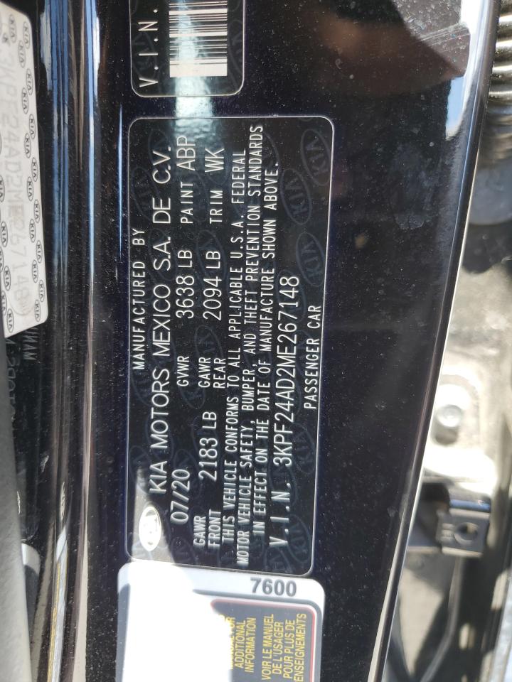 3KPF24AD2ME267148 2021 Kia Forte Fe