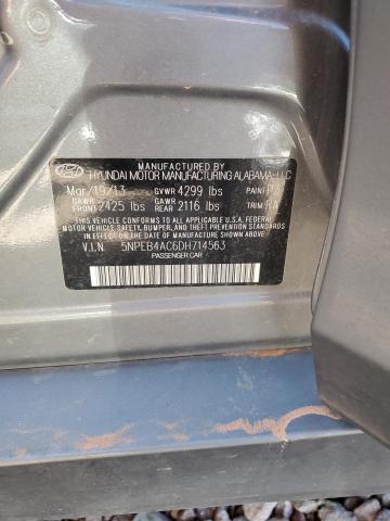 2013 Hyundai Sonata Gls VIN: 5NPEB4AC6DH714563 Lot: 52932414