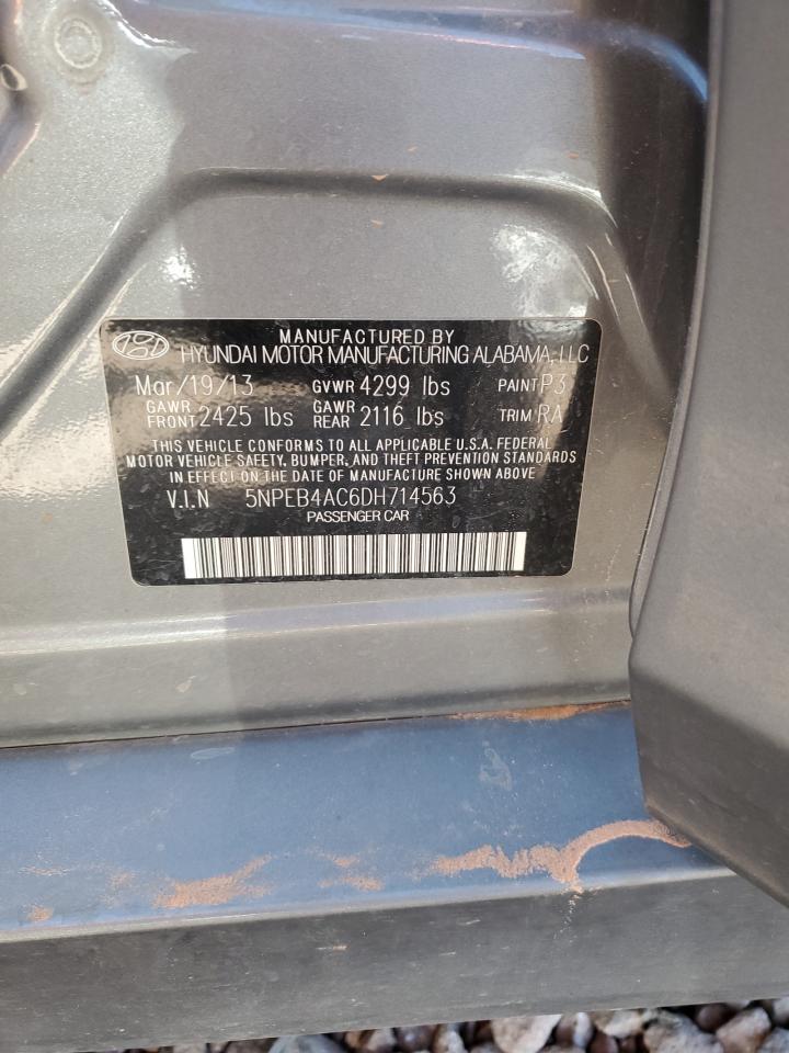 5NPEB4AC6DH714563 2013 Hyundai Sonata Gls
