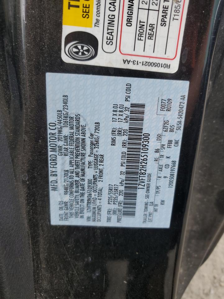 1ZVFT82H265109300 2006 Ford Mustang Gt