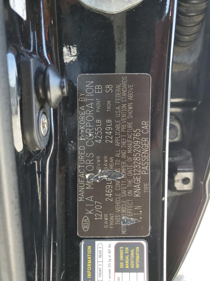 KNAGE123285209765 2008 Kia Optima Lx