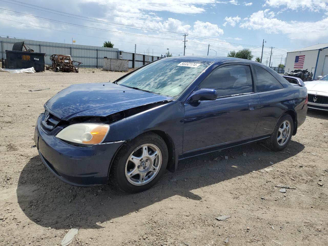 1HGEM22951L072444 2001 Honda Civic Si