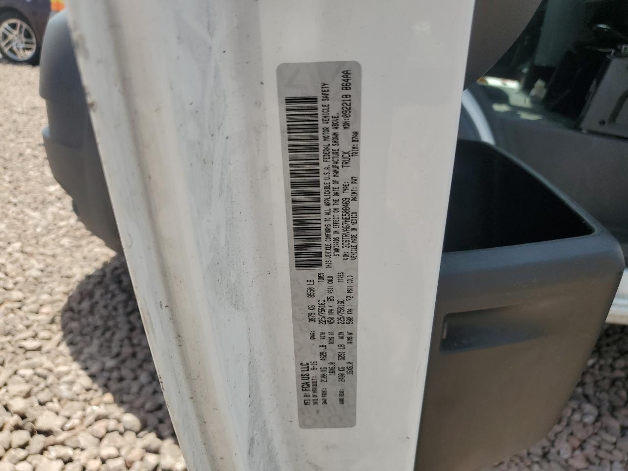 3C6TRVAG7HE508469 2017 Ram Promaster 1500 1500 Standard