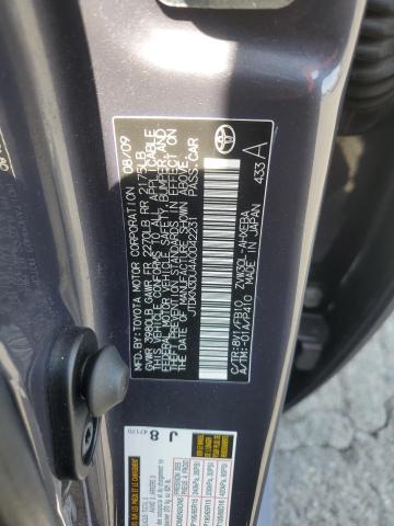 2010 Toyota Prius VIN: JTDKN3DU4A0042231 Lot: 55540434