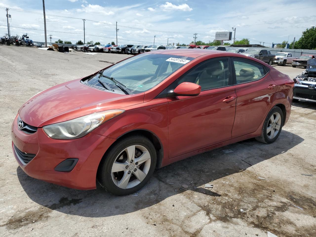 KMHDH4AE7BU115813 2011 Hyundai Elantra Gls