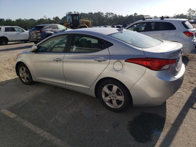 HYUNDAI ELANTRA GL 2013 silver sedan 4d gas KMHDH4AEXDU514315 photo #3