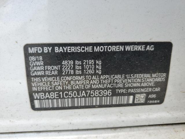 2018 BMW 330E - WBA8E1C50JA758396