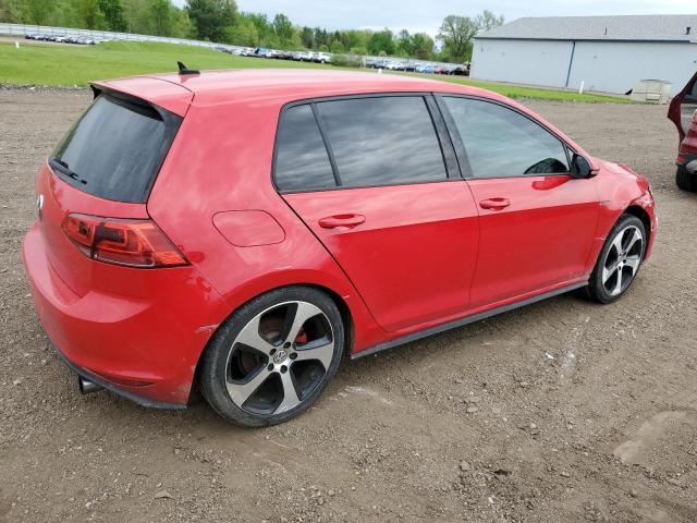  VOLKSWAGEN GTI 2017 Красный