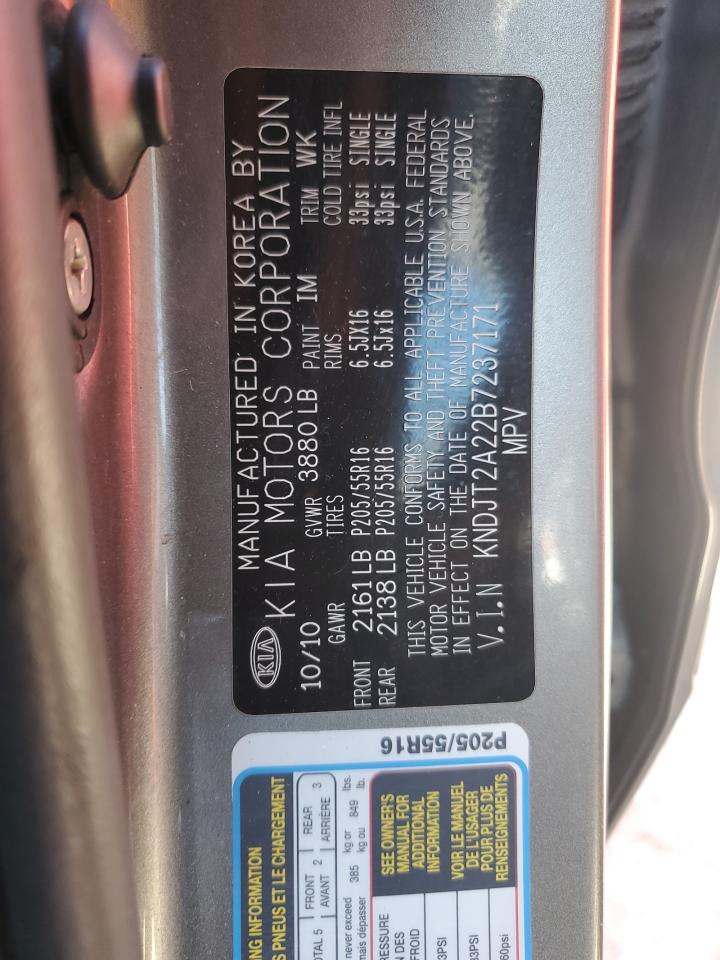 KNDJT2A22B7237171 2011 Kia Soul +