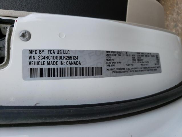 2020 Chrysler Voyager Lxi VIN: 2C4RC1DG0LR255124 Lot: 54640074