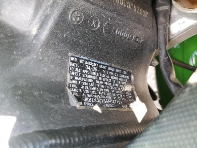 2006 KAWASAKI ZX636 C1 - JKBZXJC166A047121