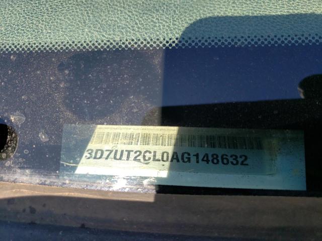 2010 Dodge Ram 2500 VIN: 3D7UT2CL0AG148632 Lot: 55363614